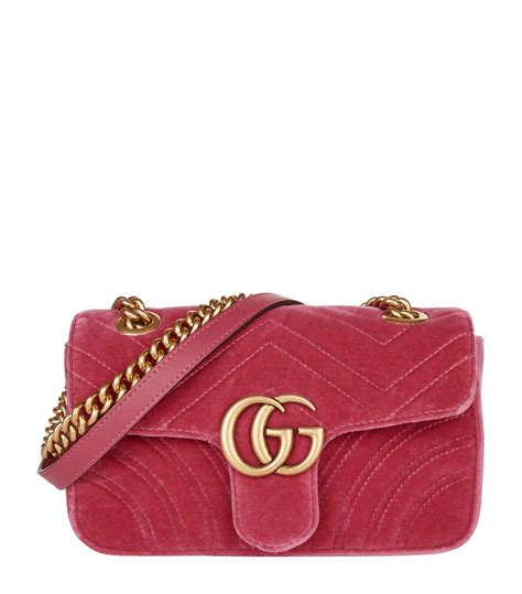 gucci gg marmont small quilted-velvet cross-body bag|authentic Gucci Marmont crossbody bag.